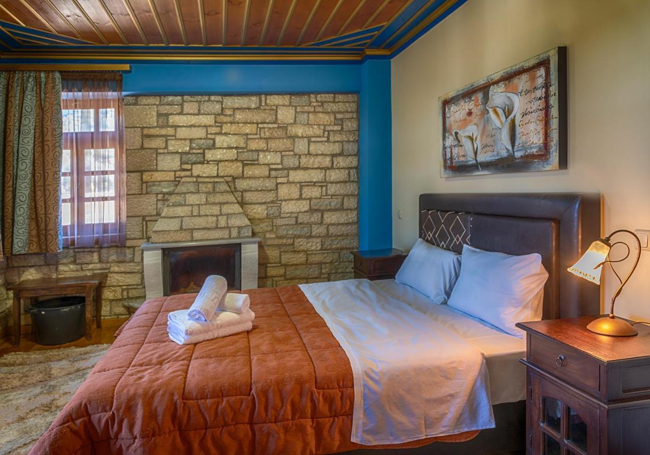 Hotel Aggelon Katafygio à Asprangeloi Extérieur photo
